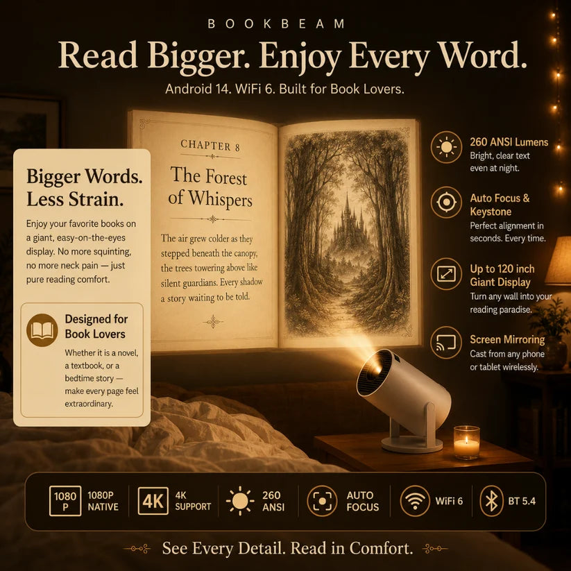 Portable Book Projector