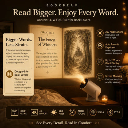 Portable Book Projector