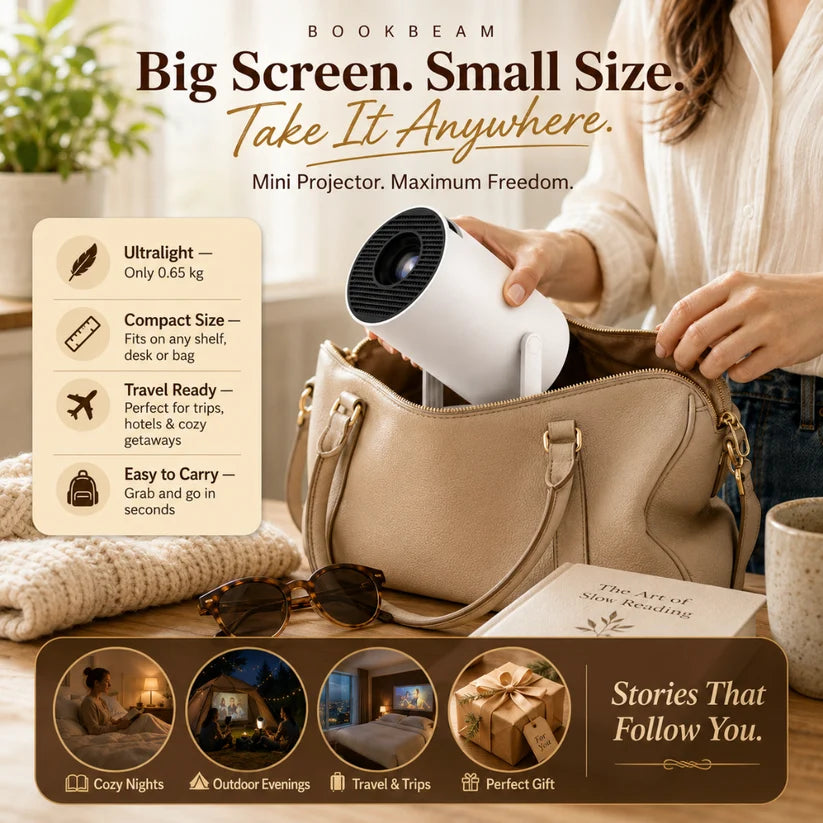 Portable Book Projector